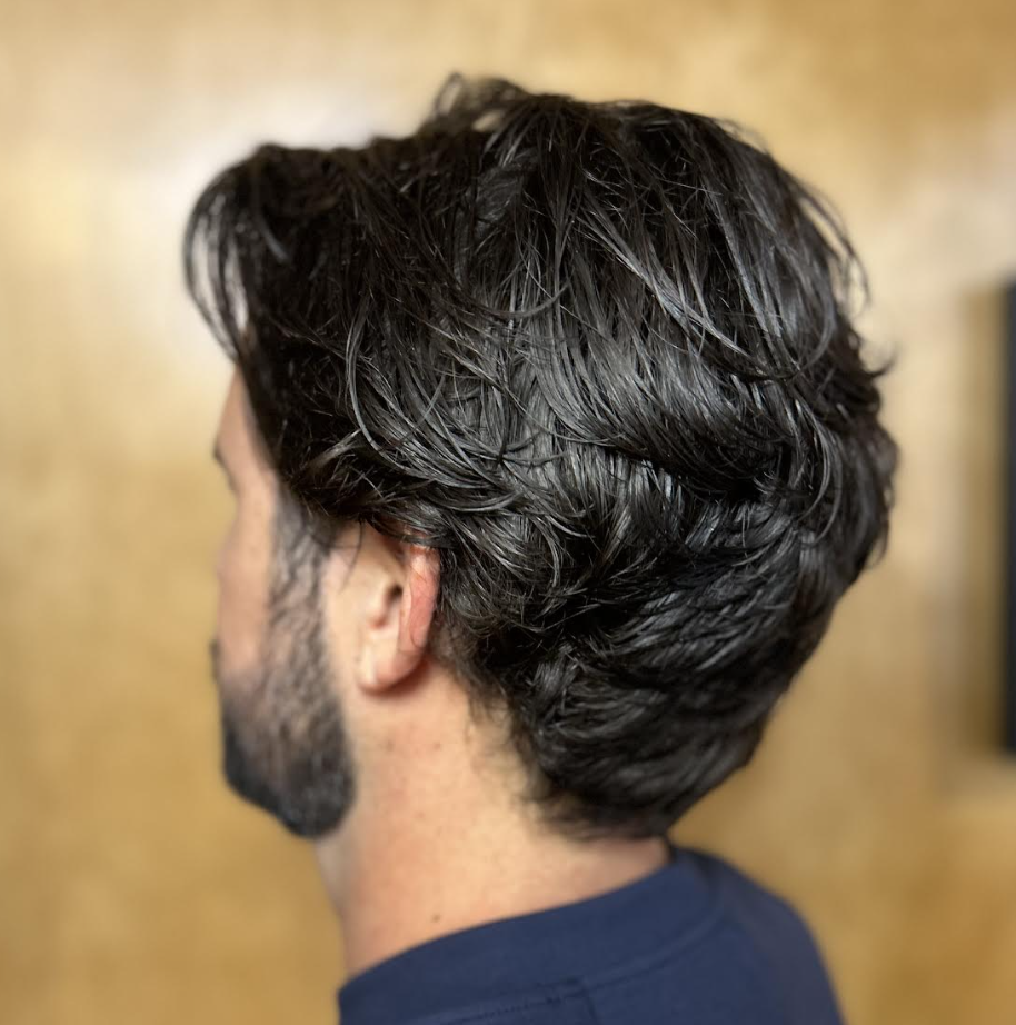 medium layers natural flow by Iuliana, Land of Barbers Greenpoint
