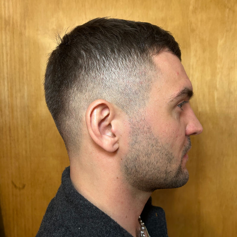 skin fade precision cut by Ivano, Greenpoint Brooklyn
